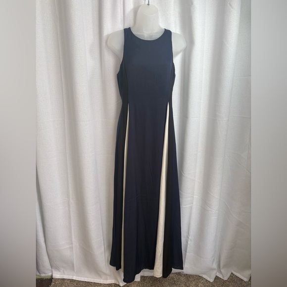 Banana Republic‎ COLOR BLOCK PANEL MAXI DRESS NEW NWT Size 4 0317 - Picture 3 of 13